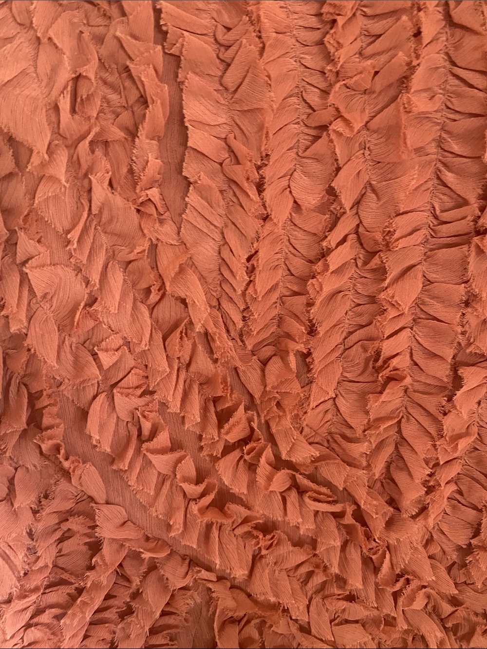 ASOS Rust Ruffle Mini Dress - Picture 10 of 11